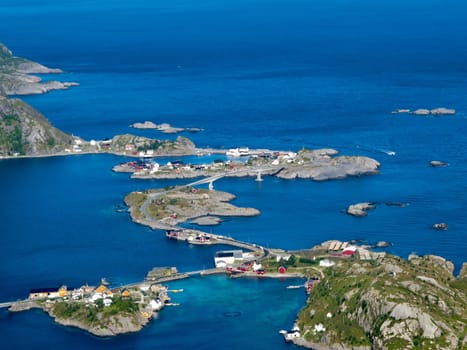 Picturesque landscape at Norway islands