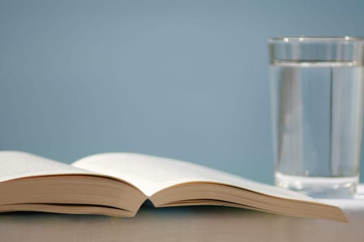 Book and glass