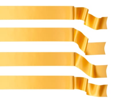 Elegance gold ribbon banner collection