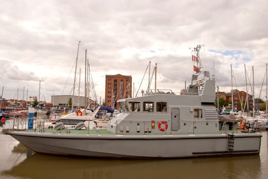 A Grey Navy Training Ship