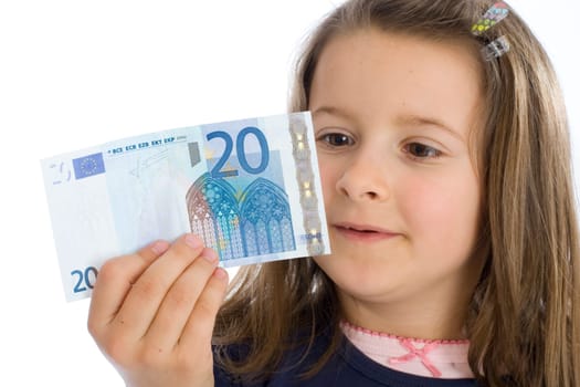 Six-year-old girl with bill (mr)