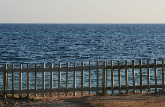 Fence by the sea