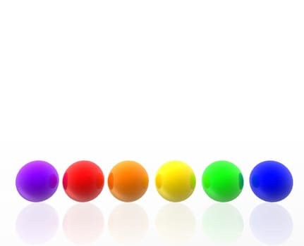 rainbow colors