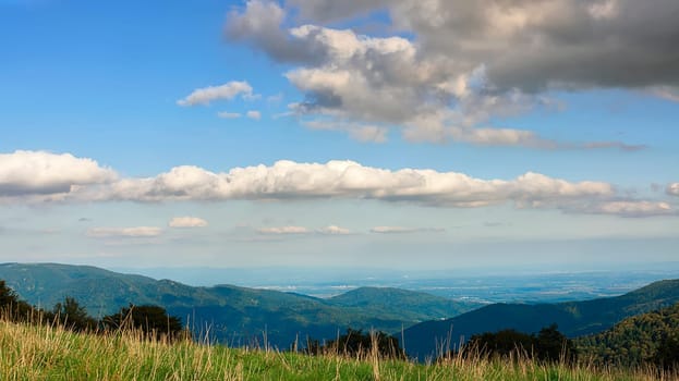 Wide view from the Col des Ballons