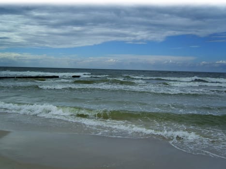 Beach near Pobierowo (Poland)