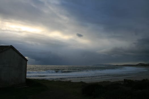 Coast of the atlantic ocean in Galicia,Spain