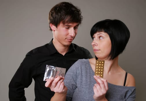 Birth control pill or condom?