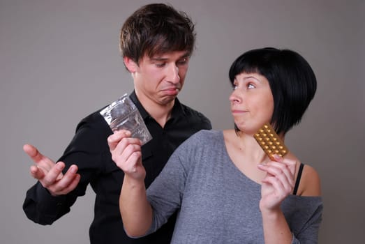 Birth control pill or condom?