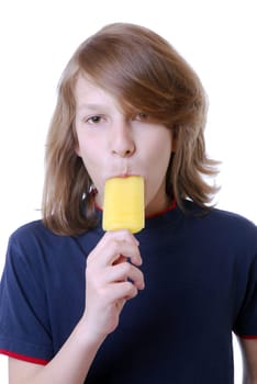 Eating ice cream