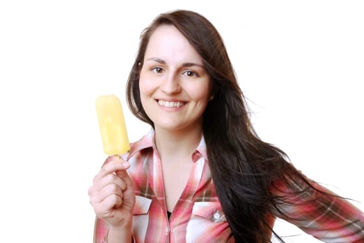 Eating ice cream