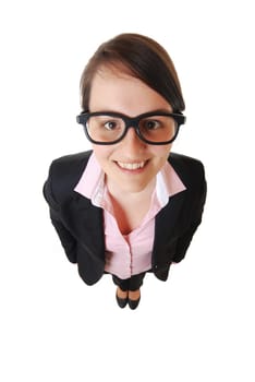 Smiling businesswoman
