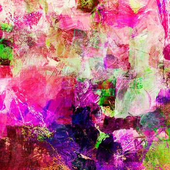 Mixed Media Collage - Abstract Background