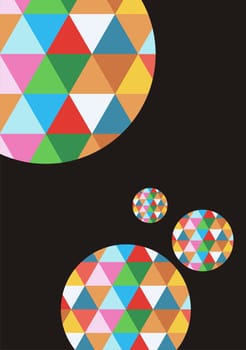 geometric pattern multicolored, vector available.