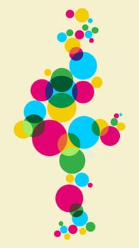 Fresh bubbles background. Vector available