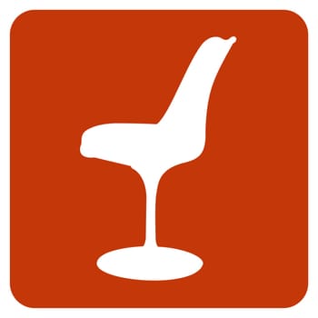 Tulip chair icon. Vector available
