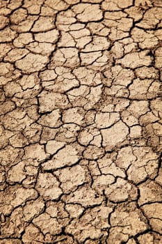 Background of dry cracked soil dirt or earth during drought