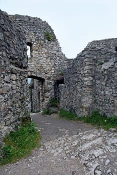 The ruins of Eisenberg Castle in Bavaria