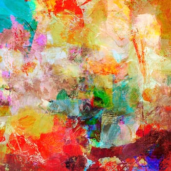 Mixed Media Collage - Abstract Background