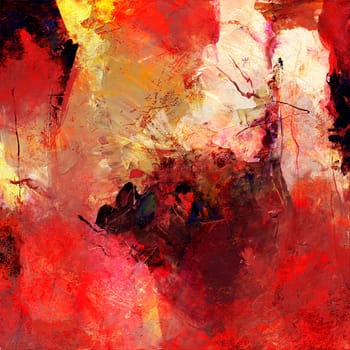 Mixed Media Collage - Abstract Background