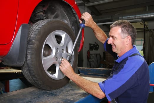 Wheel change