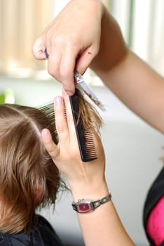 Cutting hair