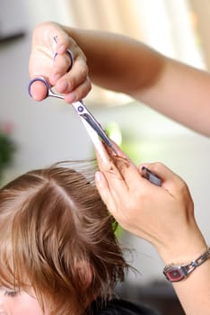 Cutting hair
