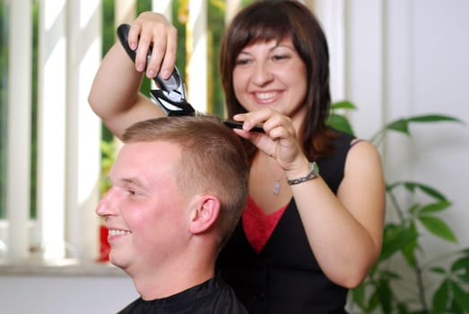 Shaving hair