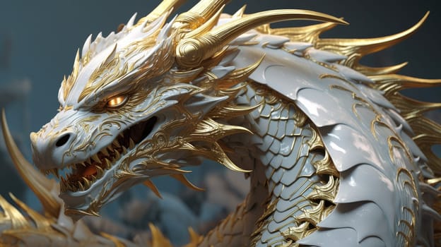Powerful Epic Legendary Dragon Chines New Year 2024.