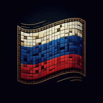 Interesting illustration on the theme of country flag. High quality photo