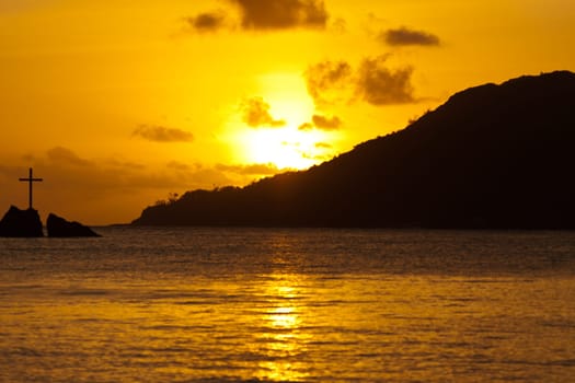 Sundown at Port Launay
