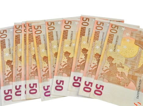Euro banknote (currency of the European Union)