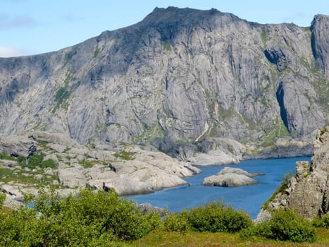 Picturesque landscape at Norway islands