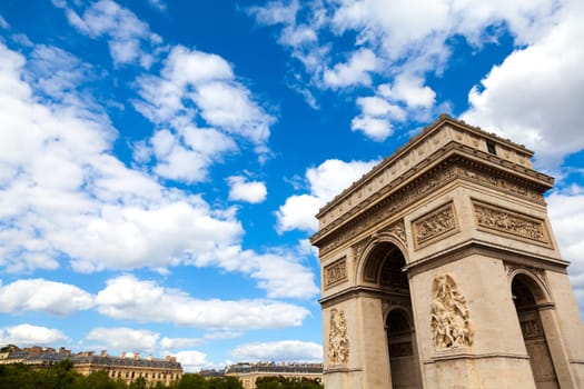 Arc de Triomphe in Paris,France