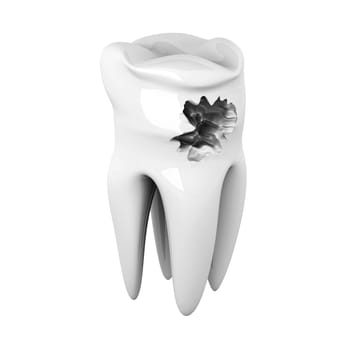 3D rendered illustration. Isolated on white.