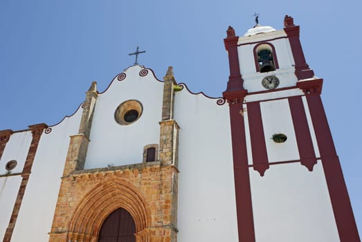 The historic church of Silves in Portugal