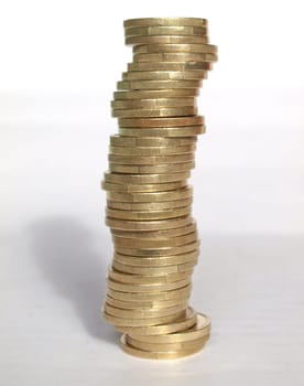 Background of Euro coins money (European currency)
