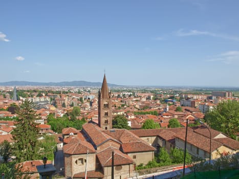 Turin panorama seen from the Castello di Rivoli hill