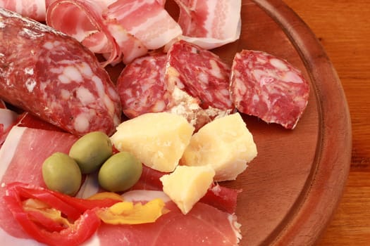 salami and cheese