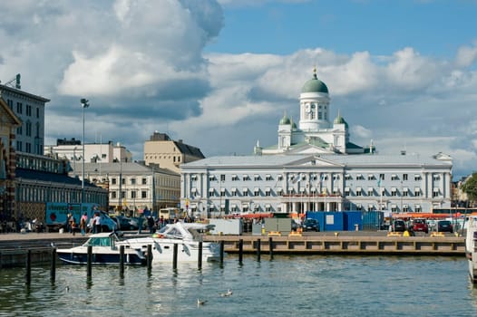 View of Helsinki Cathedral, Finland, Auugust 2011