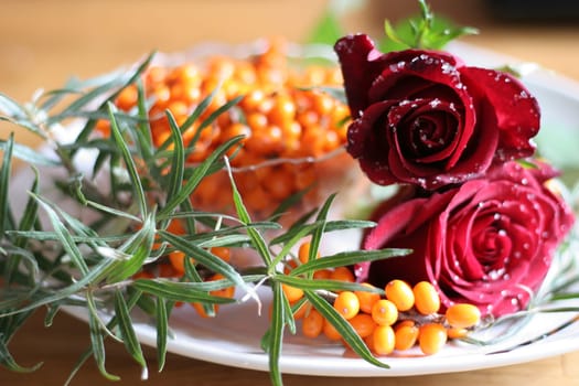 Sea Buckthorn Rose Style