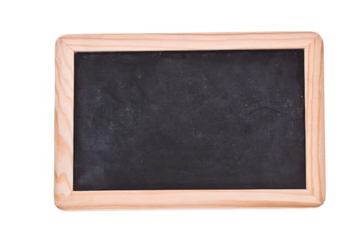 Dirty Mini Chalkboard with over the white background