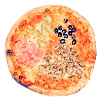 Italian Pizza Le Quattro Stagioni (The Four Seasons)