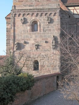 View of the town of Nuernberg (Nuremberg) in Germany