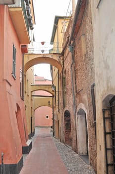 The Carrugio di Toirano, narrow streets in the old town