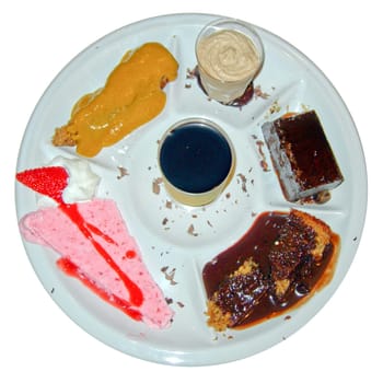Cake sampler dish
