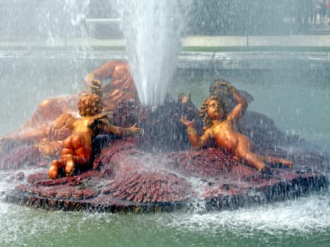 Baroque fountain, Paris, France