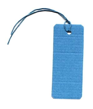 Price tag or address label with string