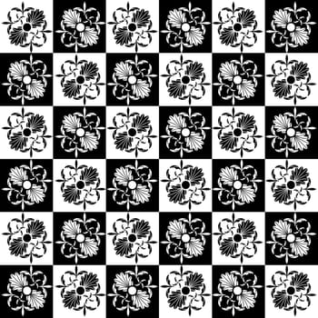 Art nouveau style seamless pattern