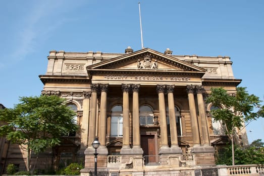 A Victorian Era Courthouse in Liverpool England