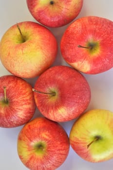 Red apple fruit for vegetarian diet food